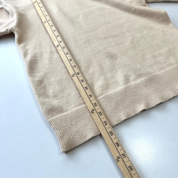 VICI Women’s S Cream Mock Neck Sweater Pullover Knit Turtleneck Top Long Sleeve - Picture 8 of 10